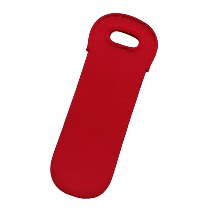 Sac Isotherme Pour Gourde 2L - Pochette Isolante Universelle Camping Randonnée, Rouge