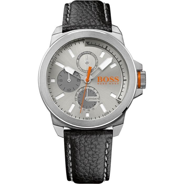 Montre Homme Hugo Boss Orange 1513156 Bracelet rugueux en cuir