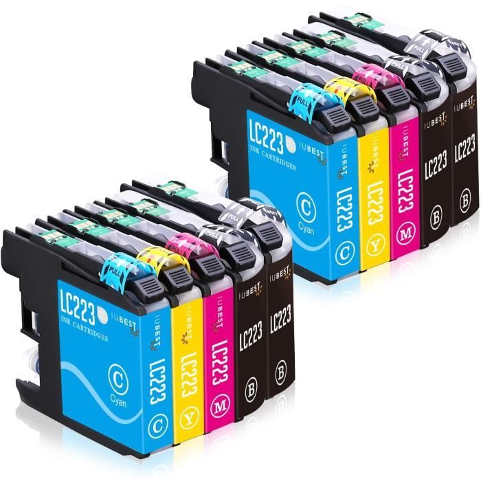 Pack De 10 Cartouches D'encre Cyan Compatibles Brother MFC210 MFC215 MFC410 MFC420 - Générique Neuf