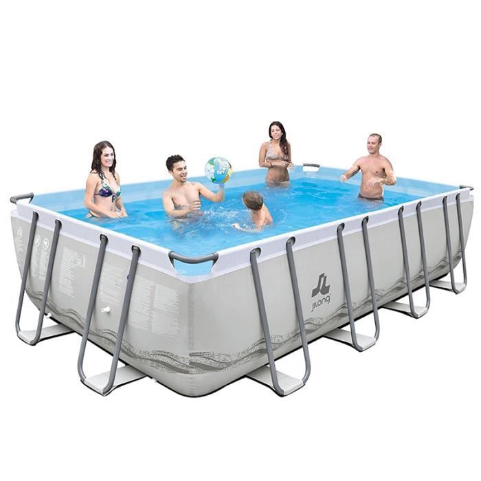 piscine hors sol tubulaire mistral jilong 549x305x122cm cdiscount jardin