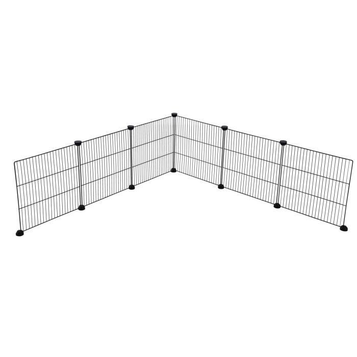 Meilleurs prix pour Éléments de grille pour enclos - KERBL - 81744 - 35x35 cm - 6 éléments + 12 raccords - Extensible