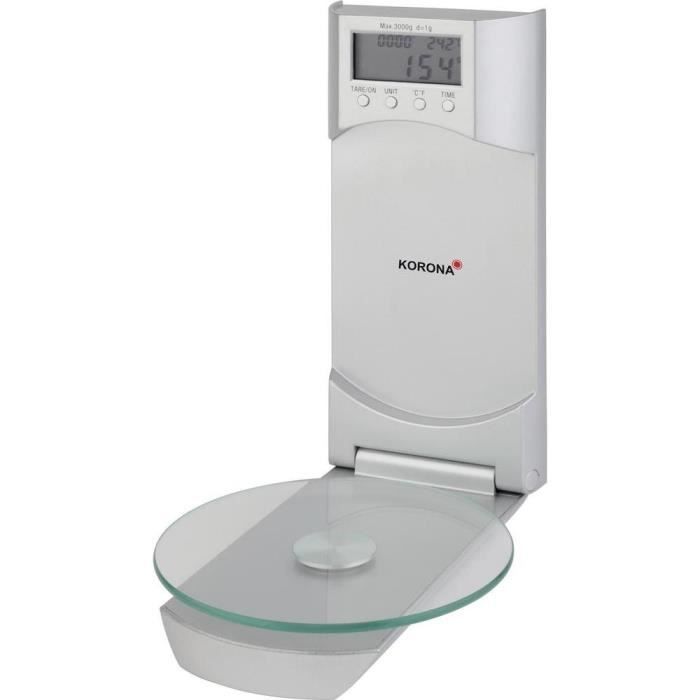 Balance De Cuisine électronique Korona Roy - 2kg Capacité | Bol Inclus Fonction TARE