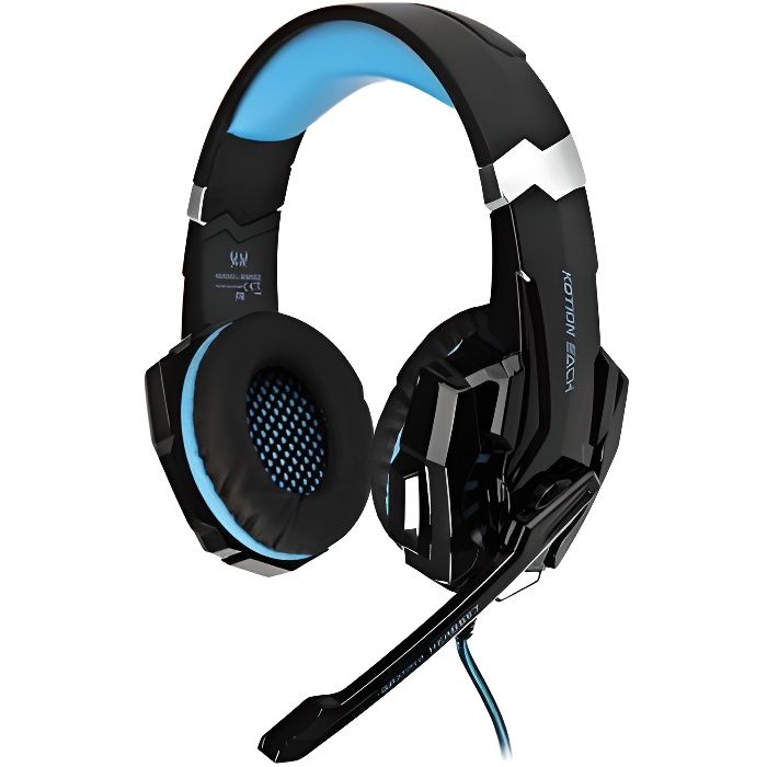 Casque audio filaire Kotion Each G9000 Casque gamer/Casque jeu pliable