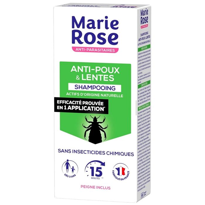 Marie Rose Shampooing Anti Poux Et Lentes Actifs Naturels 125ml Cdiscount Puericulture Eveil Bebe