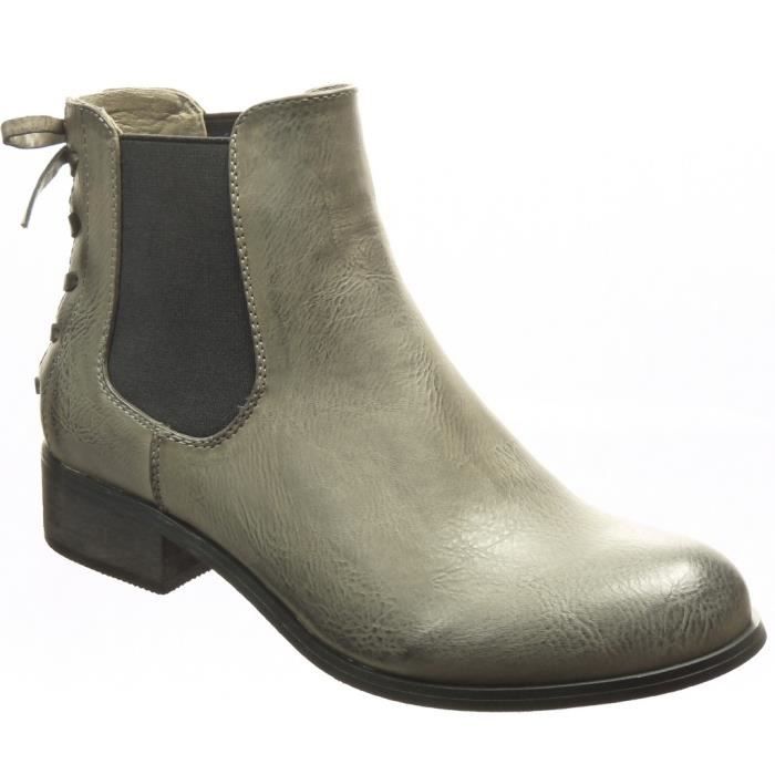 bottine noeud femme