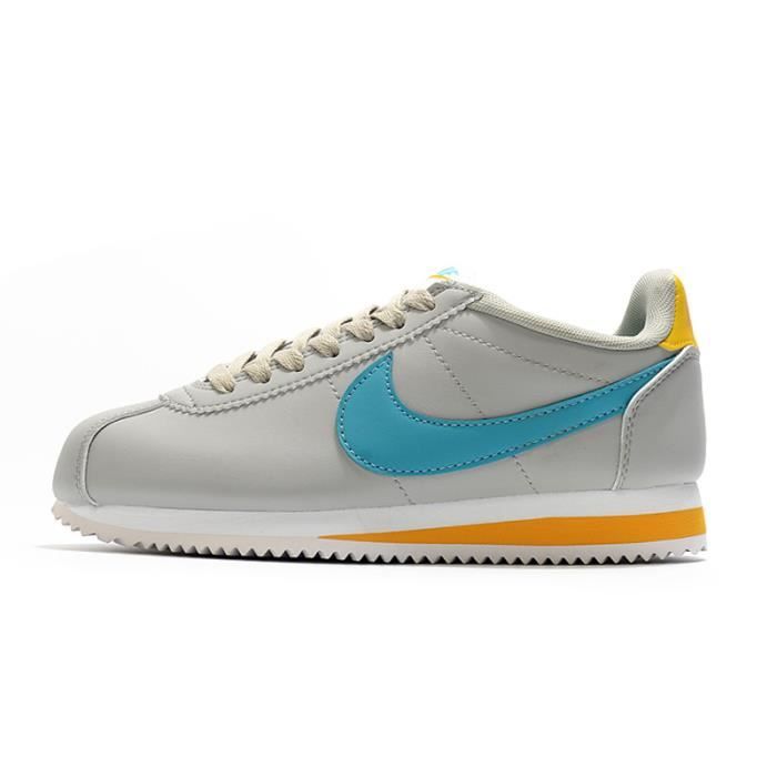 Nike classic 2024 cortez femme jaune