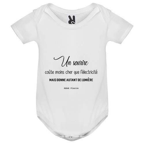 Body Bebe Blanc Citation Abbe Pierre Enfant Blanc Cdiscount Pret A Porter Body Bebe Blanc Citation Abbe Pierre Enfant Blanc Cdiscount Pret A Porter