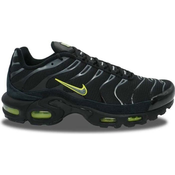 Nike Air Max Plus TN Black Volt 44 Noir Cdiscount Sport