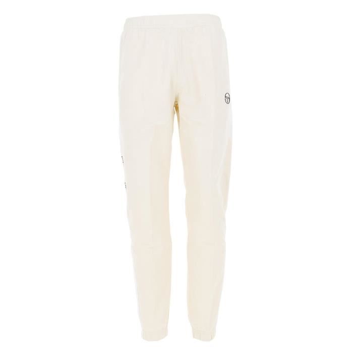 Pantalon de survêtement homme - Sergio Tacchini - Abita pants - Bas zippés - Poches latérales zippées - Beige