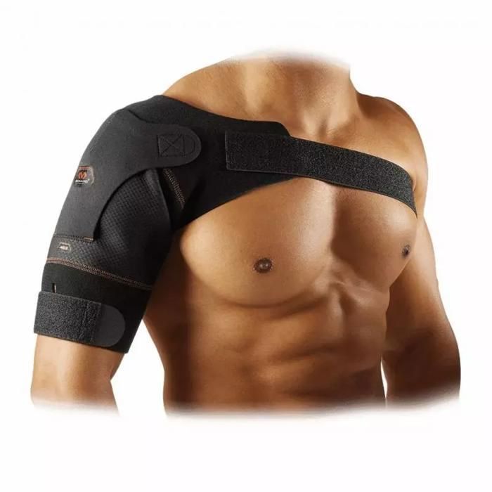 Bandage Élastique Pour Épaule - Taille Unique Noir - Stabilisation Et Compression