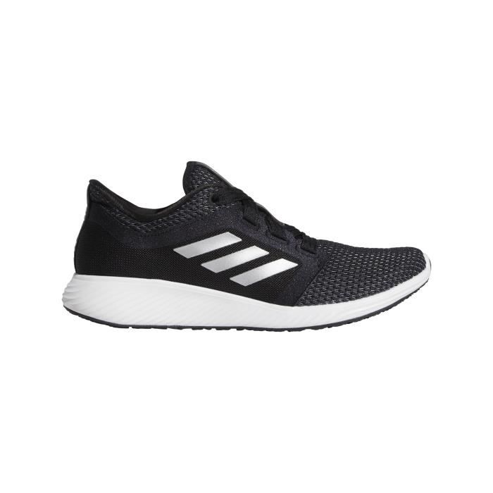 Adidas Baskets femme - ADIDAS - Edge Lux 3 - Noir/argent/blanc - Synthétique - Lacets