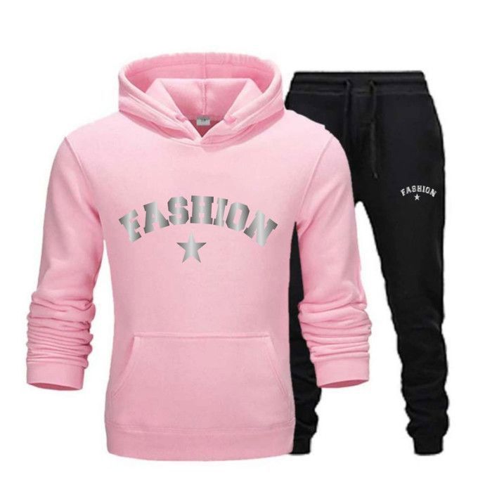 Jogging enfant - Fashion - argent - rose - manches longues - multisport