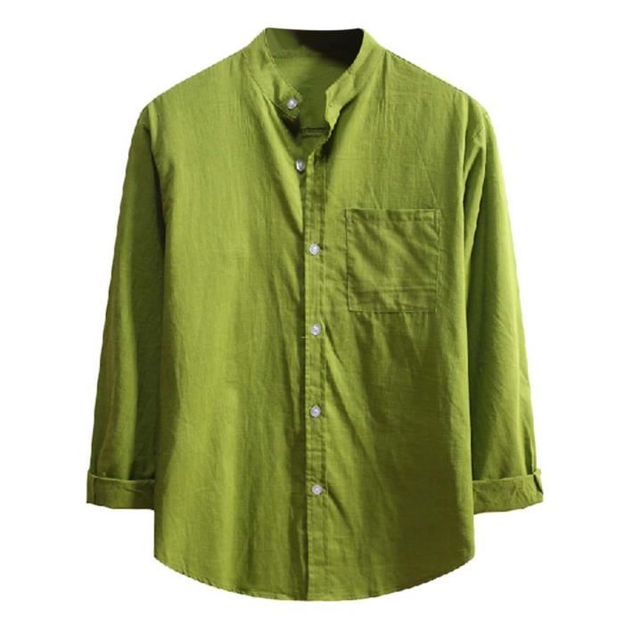 Chemise ete homme manche discount longue