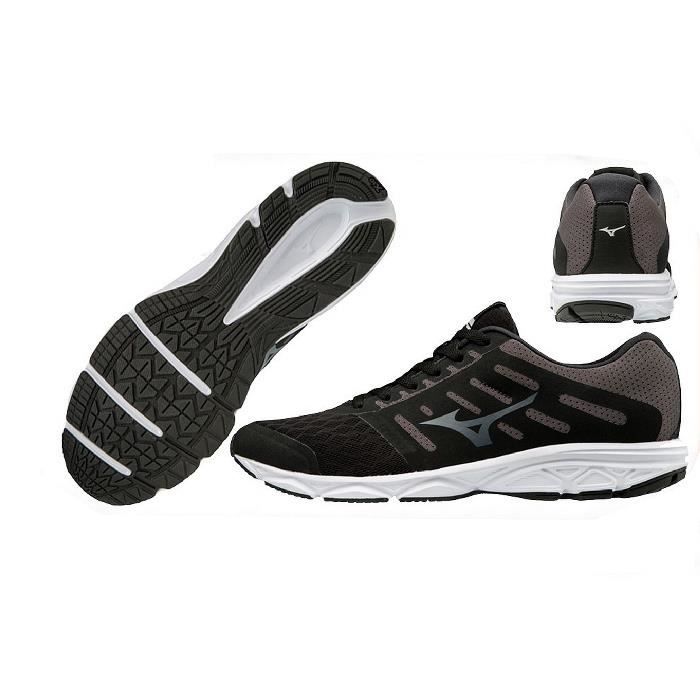Chaussures de Running MIZUNO EZRUN Homme Noir Course pied