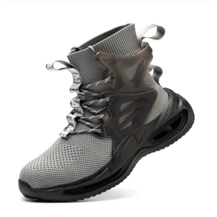 Bottes de sécurité au travail ECELEN mh0808bk75gr Gris 92