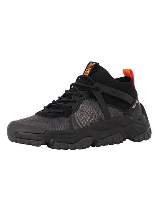 Palladium Baskets Palladium Off-grid Lo Matryx - Noir - 42 - Homme - Lacets - Textile - Plat