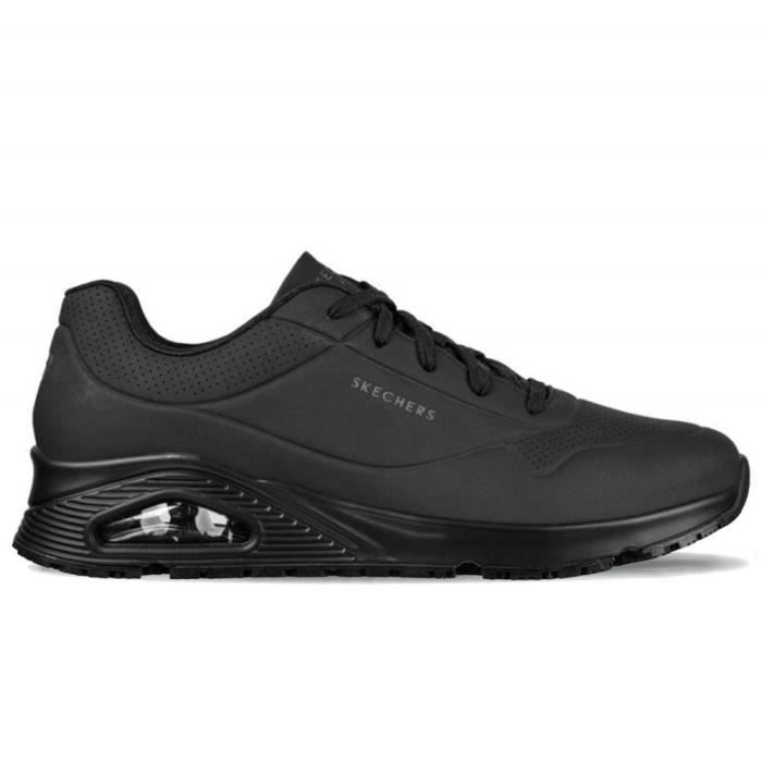 Chaussures de travail Skechers Work: Uno Sr - Sutal pour Homme Noir