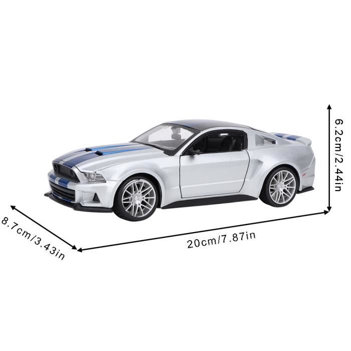 TD® Modèle de voiture Course Alliage Miniature 1:24 Ford Mustang GT  Collection Jouets Décoration- Cadeau Noël pour homme enfant - Cdiscount  Jeux - Jouets