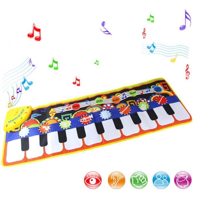 Tapis de Piano pour Bébé avec 25 Sons Musicaux, Tapis d'Éveil Musical, Cadeau d'Anniversaire Idéal Filles/Garçons 1-3 Ans - Puériculture & Eveil bébé Tapis de Piano pour Bébé avec 25 Sons Musicaux, Tapis d'Éveil Musical, Cadeau d'Anniversaire Idéal Filles/Garçons 1-3 Ans - Puériculture & Eveil bébé