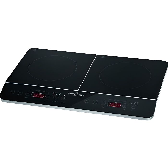 ProfiCook Plaque de cuisson à induction double PCDKI 1067 3500 W Noir