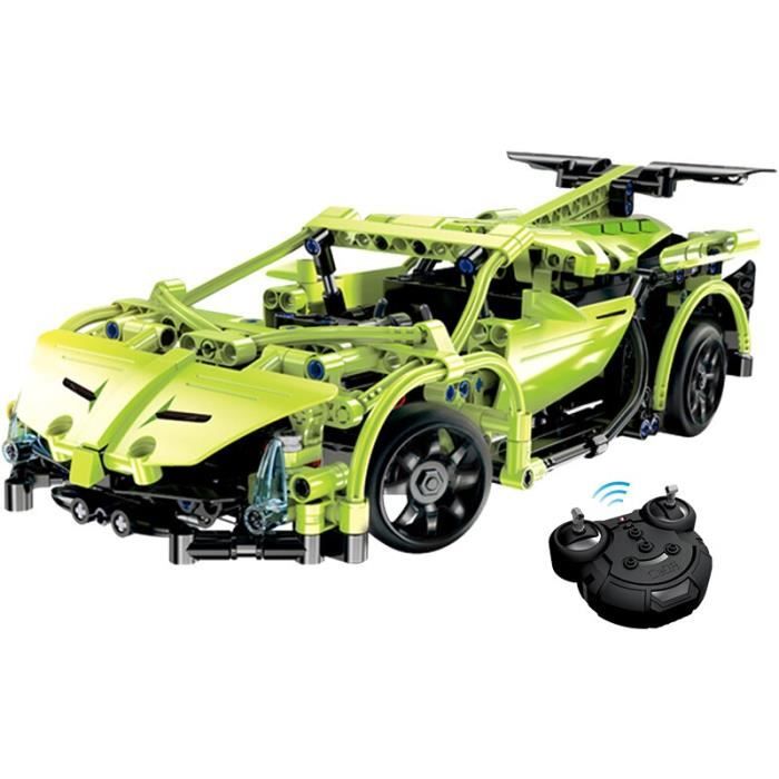 Voiture de course - RUMOCOVO - Mod?�le C51018W - 419 pi?�ces - Vert - Lego Technic - Cdiscount 