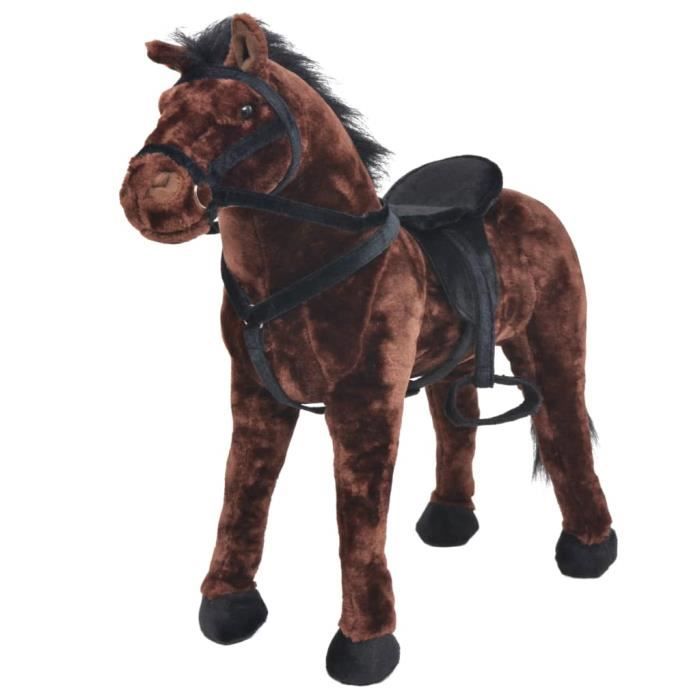 Peluche cheval clearance noir