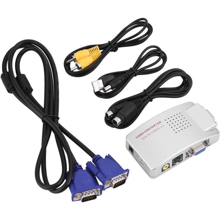 Convertisseur Vidéo 1080p USB Convertisseur VGA Vers BNC - Sortie