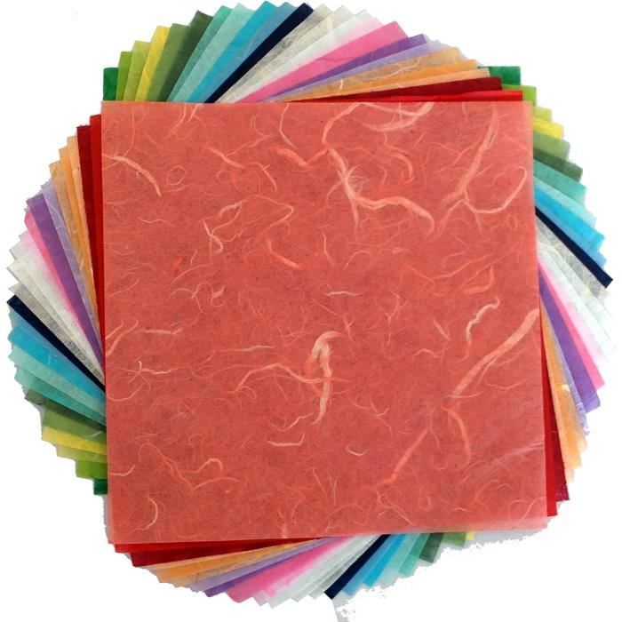 Toyo Lot De 100 Feuilles Papier Origami Uni Rouge 15 Cm - Idéal Pour Créations Enfant