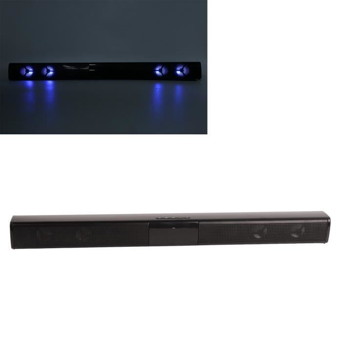 Tbest Enceinte Bluetooth RGB, haut-parleur audio pour TV, ordinateur et home cinéma