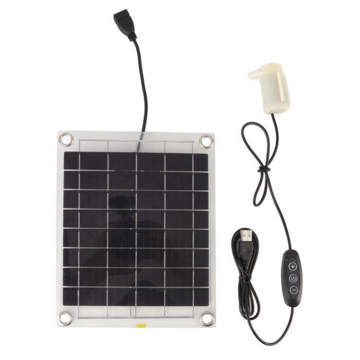 Kit De Pompe à Eau Solaire 10W – Panneau Solaire Double Face – Idéal Pour Aquarium, Fontaine Ou Petit Bassin De Jardin - 2