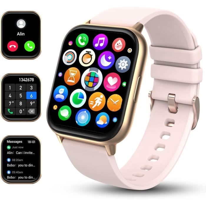 Montre Connect e Femme Avec Appel Bluetooth 1.9