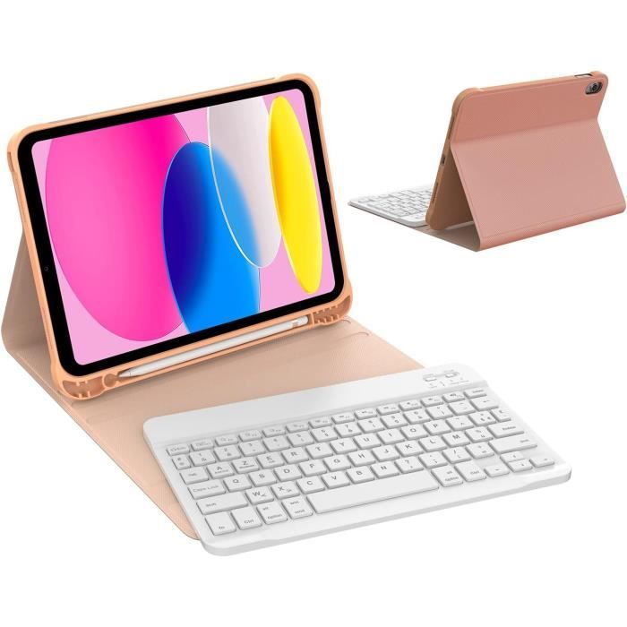 Clavier Avec Trackpad Pour Ipad 10Eme Generation 10.9" 2022, Azerty