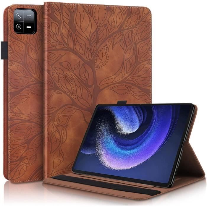 Housse Xiaomi Redmi Pad 2 Pro 12.1" - Étui En Cuir PU Avec Support Intégré, Porte-crayon Et Dragonne - Noir - 11