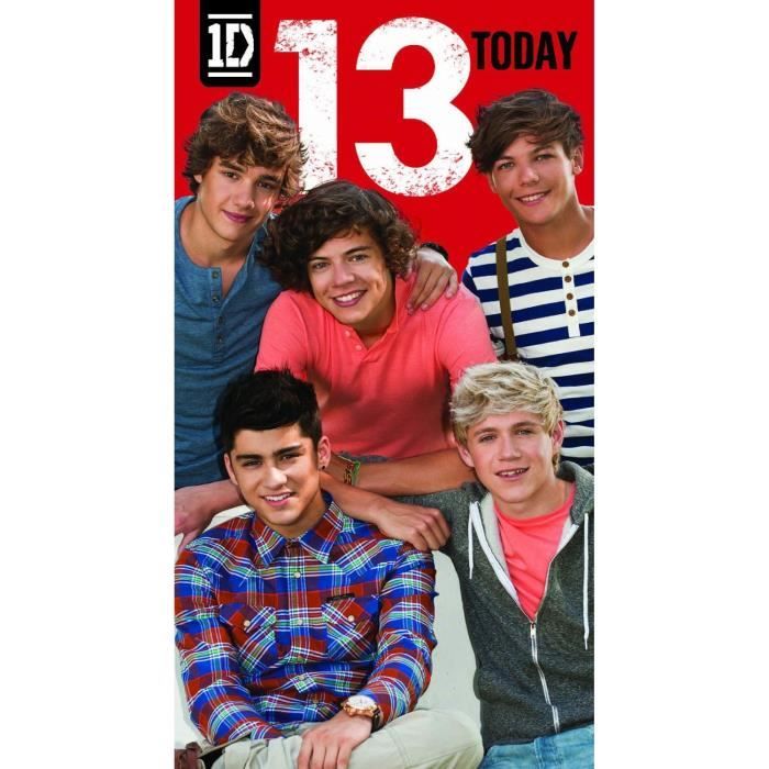 One Direction Carte D Anniversaire 13 Ans 13eme Carte D Anniversaire Cdiscount Maison One Direction Carte D Anniversaire 13 Ans 13eme Carte D Anniversaire Cdiscount Maison