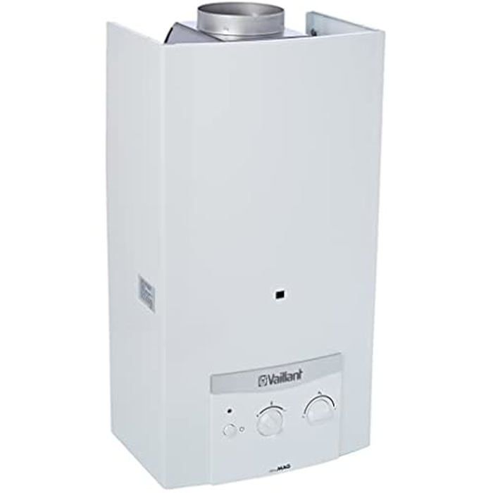 Chauffe-eau GPL Vaillant Atmomag 11 Litres - Chambre ouverte - Tirage naturel - Allumage électronique à batterie