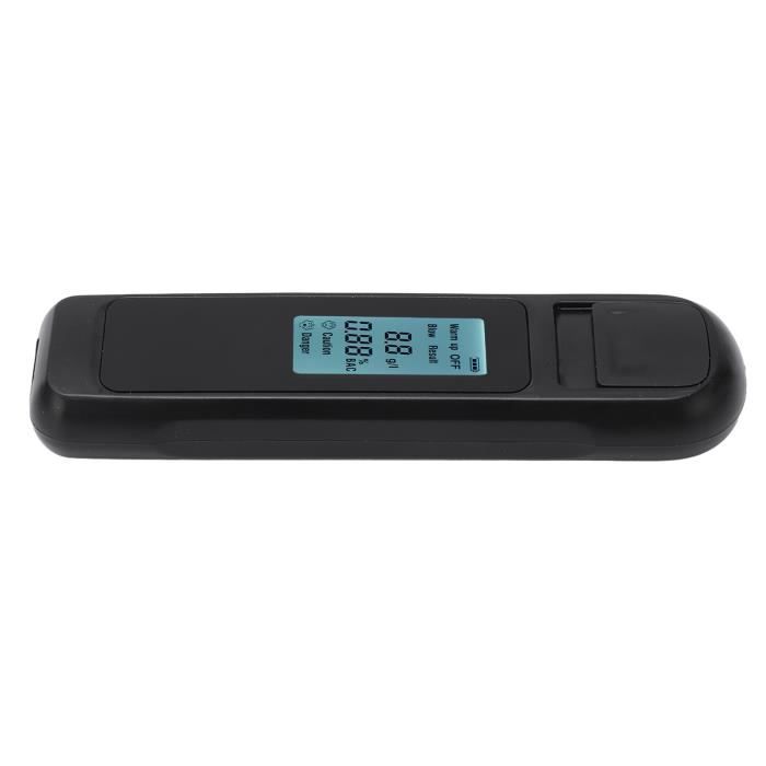 Éthylotest Électronique Sans Contact - Affichage LCD & LEDs Colorées - Pour Usage Personnel, Fêtes & Voiture