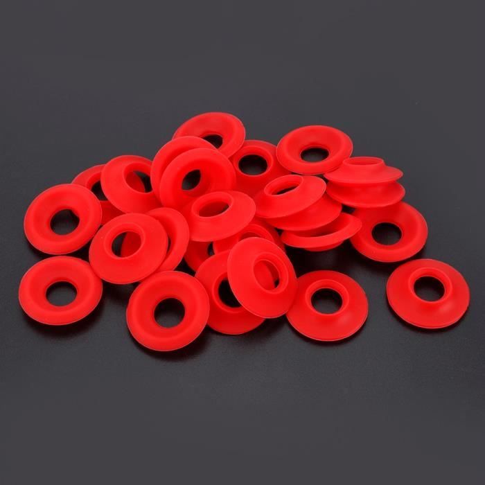 Joints Silicone Pour Bouteilles Grolsch - Lot De 25 Pièces - Rouge - Étanchéité Optimale Bière Maison, Soda - Sans BPA, Réutilisables