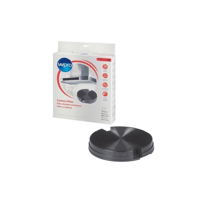 Filtre à antiodeurs Type 29 WHIRLPOOL AKR689NB 195 x 33 mm 265 gm²
