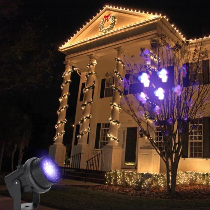 sib projecteurs d'éclairage décoratif projecteur de fête de noël spot light projection lamp plug-in card pour cadeau 7092761454256