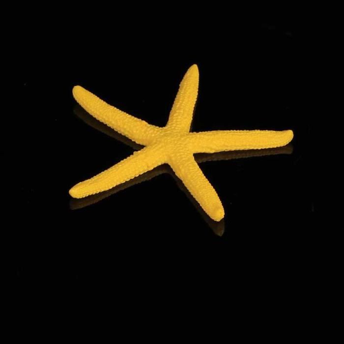 OBJET DECORATIF,starfish yellowMicro corallien décoratif'aquarium, 25