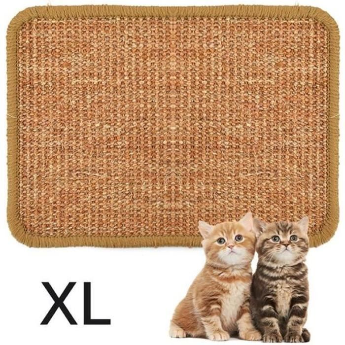 GE07564Tapis Griffoir Pour Chats Nature Surface En 100 Fibres Naturelles Sisal Taille Xxl 40
