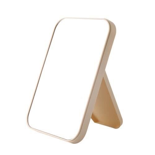 QFEHTHSK Miroir Cosmétique Pliable + Peigne - 17x12cm, Portable - Pour Maquillage, Voyage, Bureau