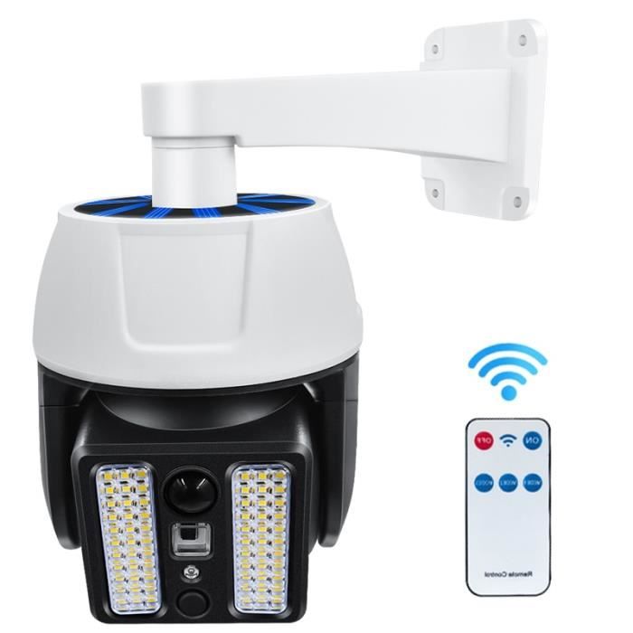 Caméra Factice à énergie Solaire - EJ.LIFE - Aspect Réaliste - LED