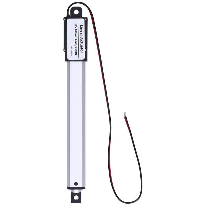 NAK-Actionneur Linéaire 30mm DC 12V 150N Antibruit Protection Contre Courts-circuits Mini