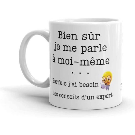 Tasse-Mug Cadeau Humour Homme Femme- Enlève ça d'abord - Original Drole  Rigolo Amusant L'Esprit des Anges