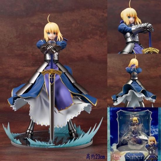 Fate Stay Night Figurine 23cm Ubw Saber Altria Pendragon Cdiscount Jeux Jouets