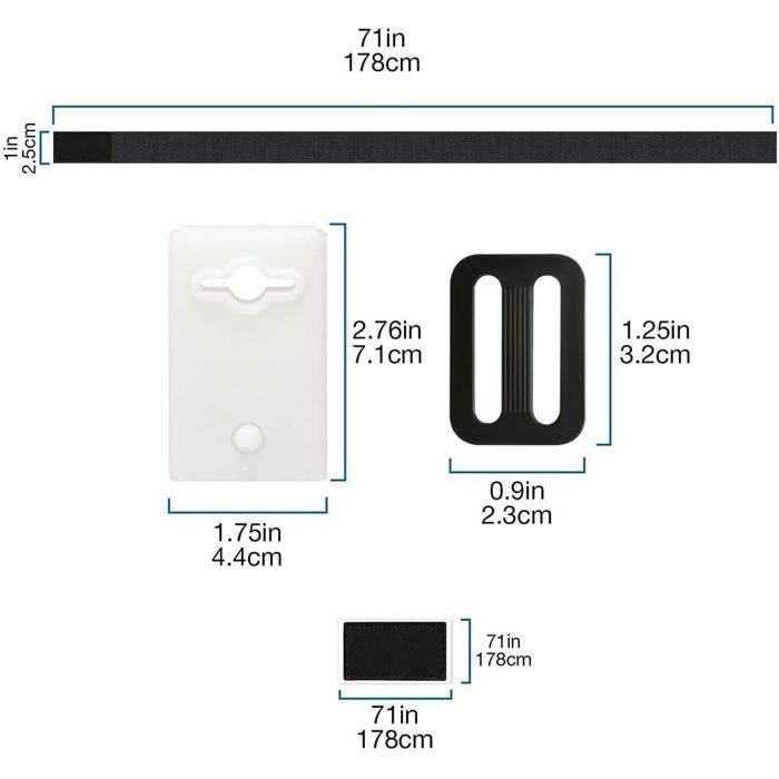 CHENBOOW Kit 10 Pièces Fixation Bâche Solaire Piscine - Sangles Enrouleur Couverture