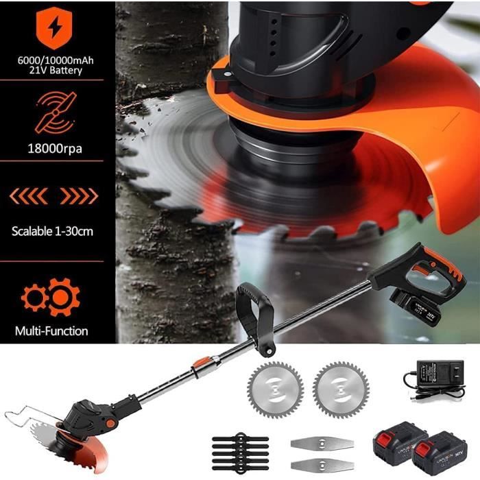 Accessoire Pour Coupe-Bordure Sans Fil, Lame De Rechange En Métal, Lame