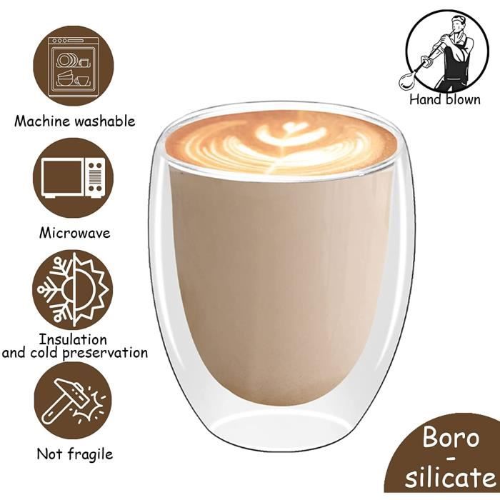 Les 10 meilleures tasses cappuccino double paroi – MaPetiteTasse