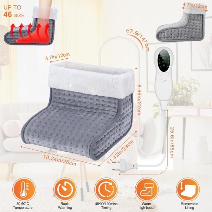 ChauffePieds Électrique Avec Doublure Intérieure Lavable, Chauffage — free download